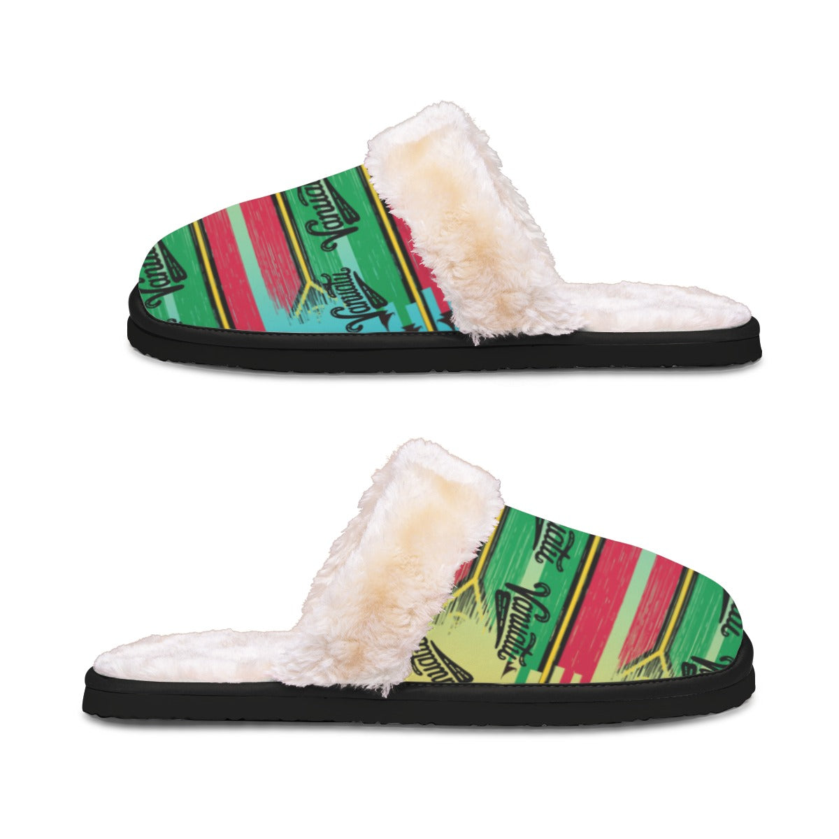Vanuatu Spirit: Island Design Slippers