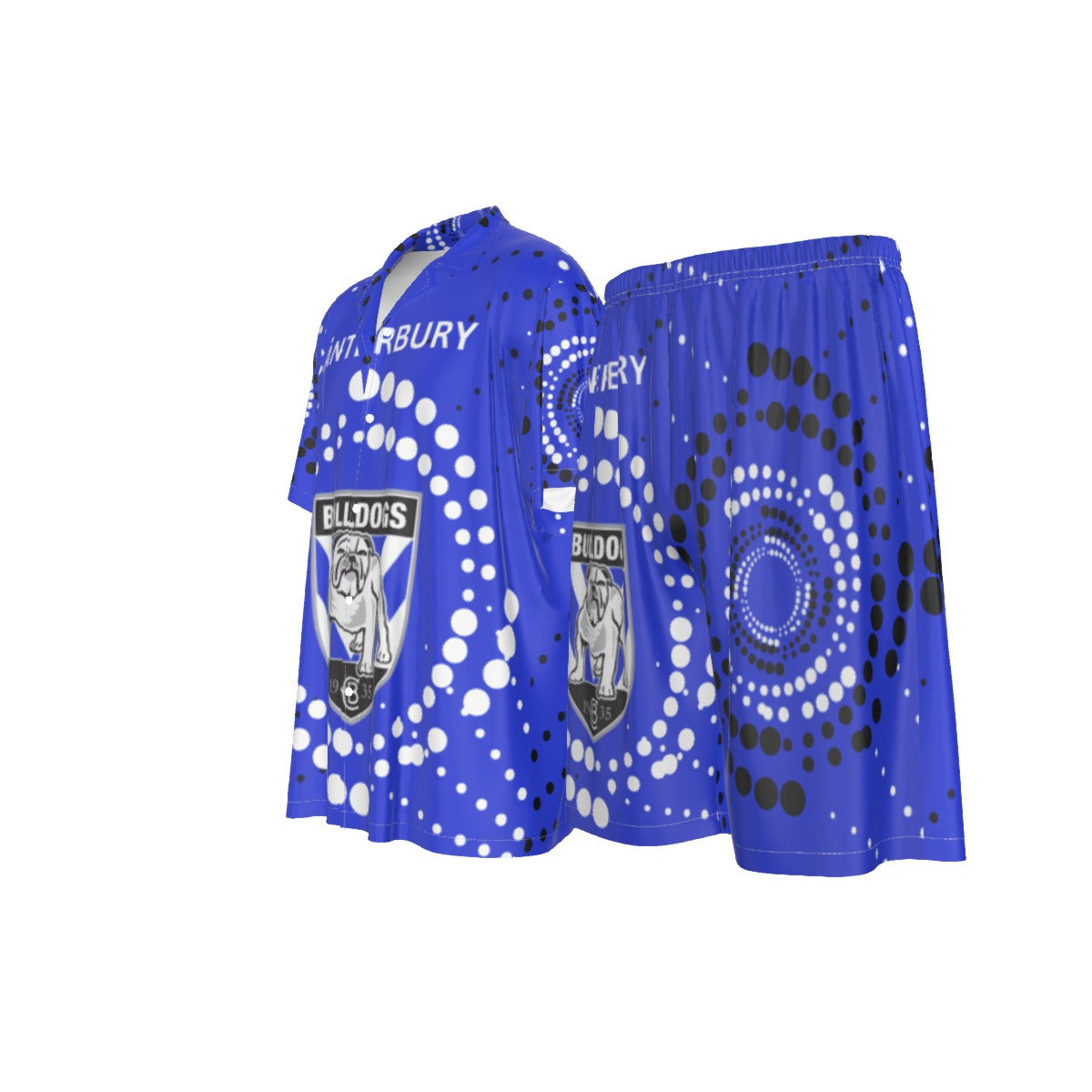 Canterbury-Bankstown Bulldogs Indigenous Design Men's Silk Pajamas