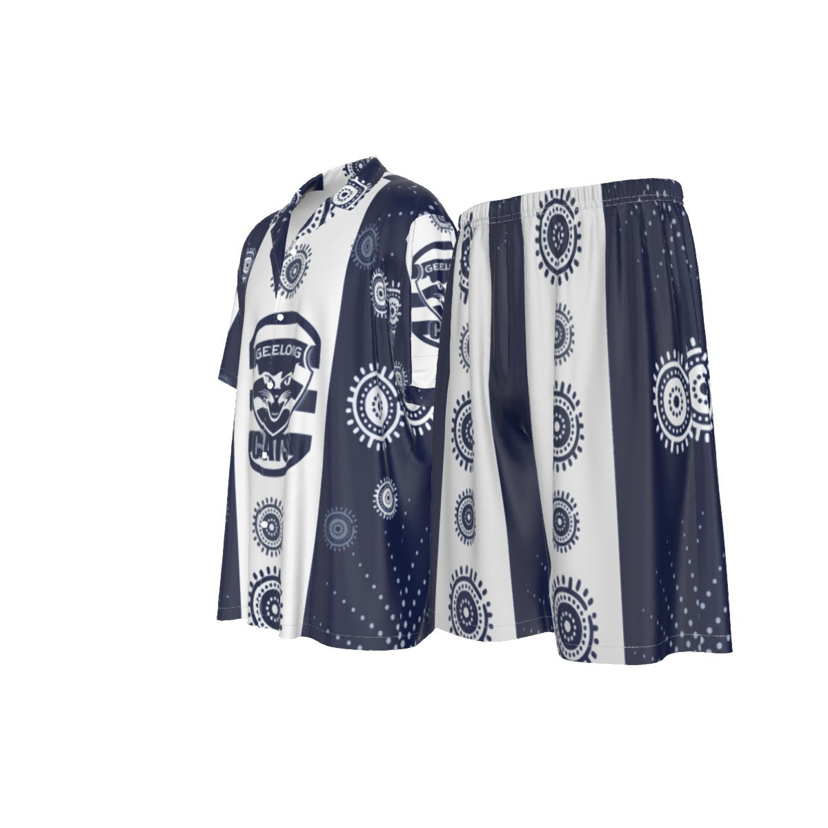 Silk 2-Piece PJ Set – Geelong Cats Indigenous Men