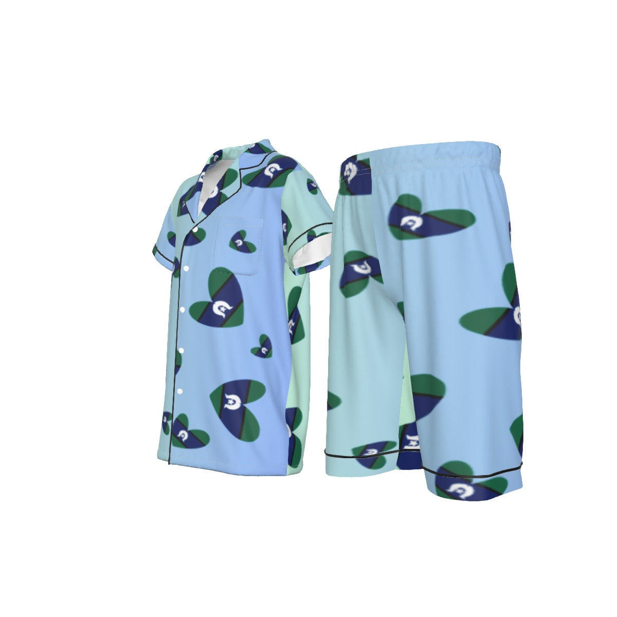 Tsi Design Kids 2-Piece Short Pajama Set