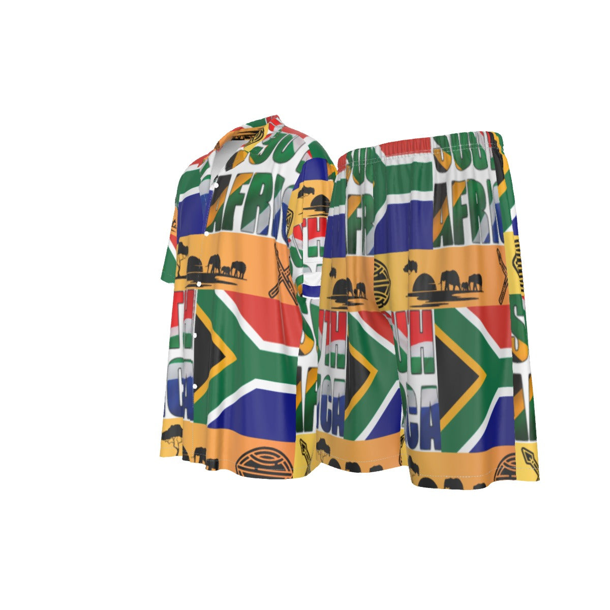 Ubuntu Nights – Men’s South African Silk Two-Piece Set