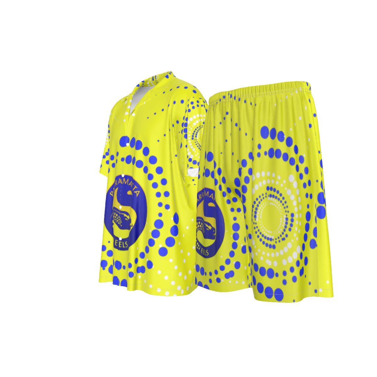 Parramatta Eels Indigenous Design Men's Silk Pajamas