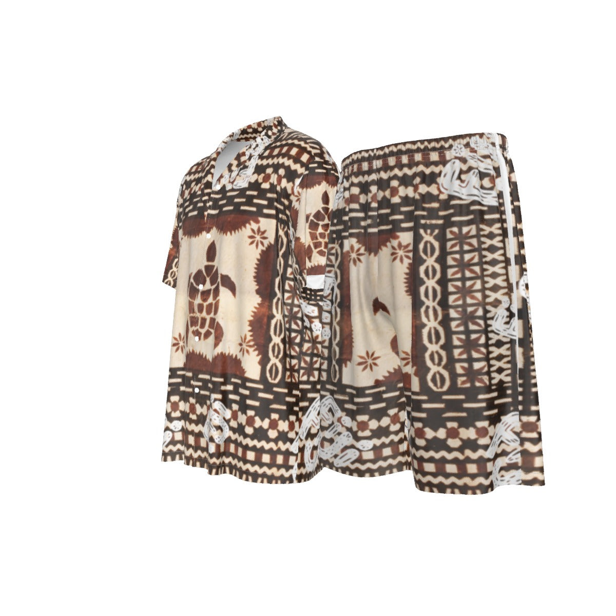 Fijian Design Men's Silk Pajama Set