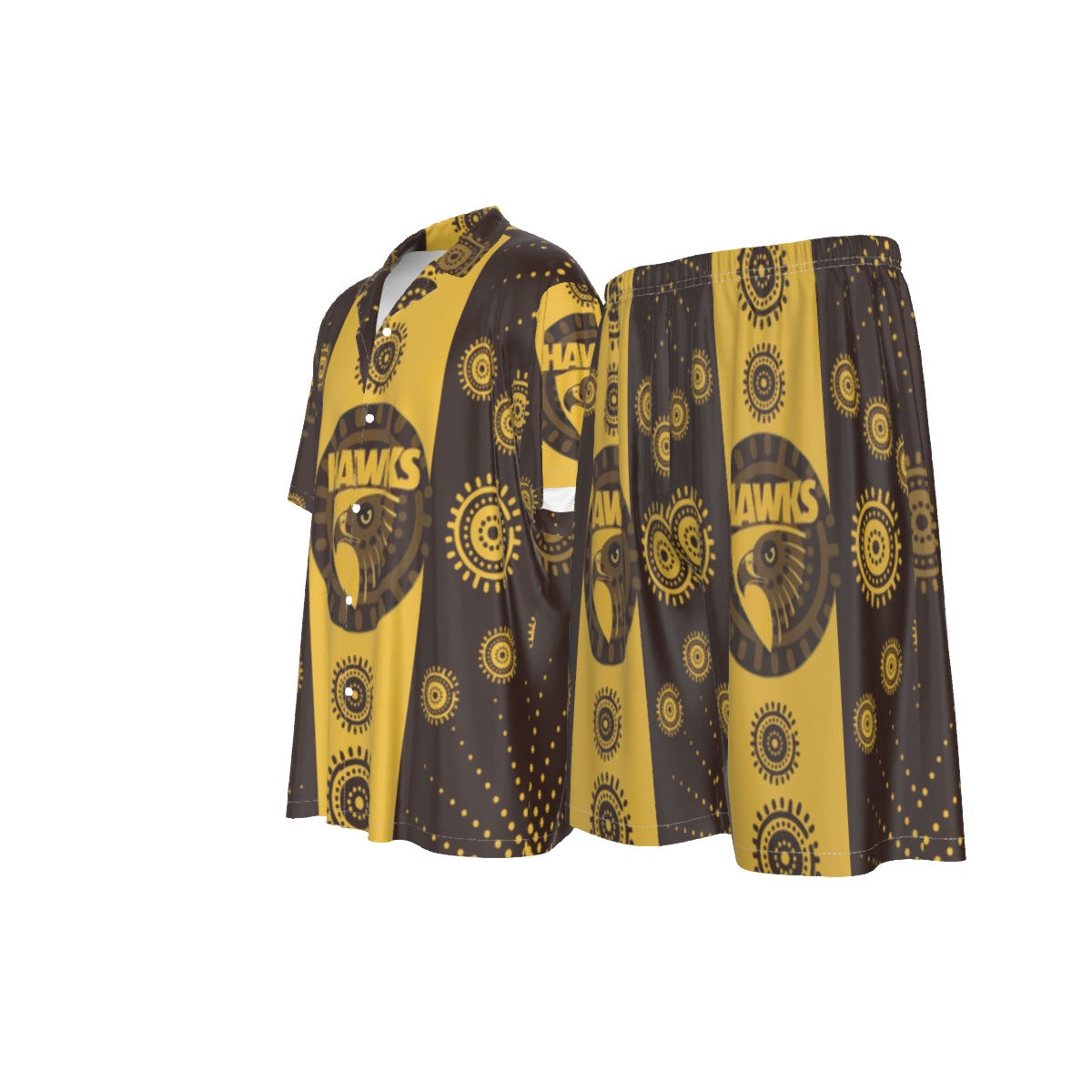 Silk 2-Piece PJ Set – Hawthorn Hawks Indigenous Men