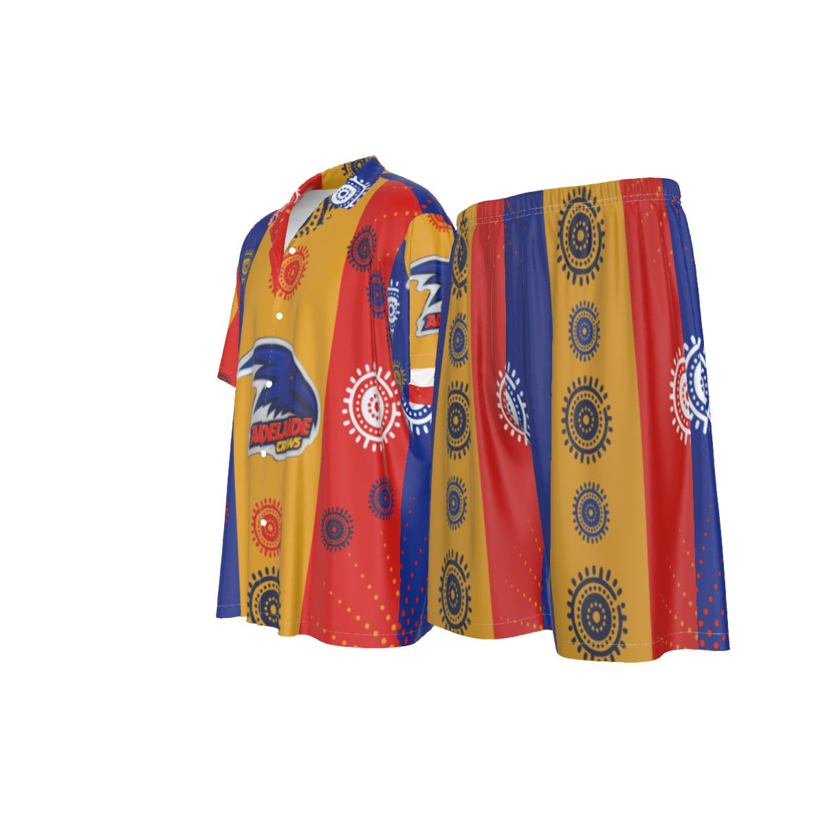 Silk 2-Piece PJ Set – Adelaide Crows Indigenous Men