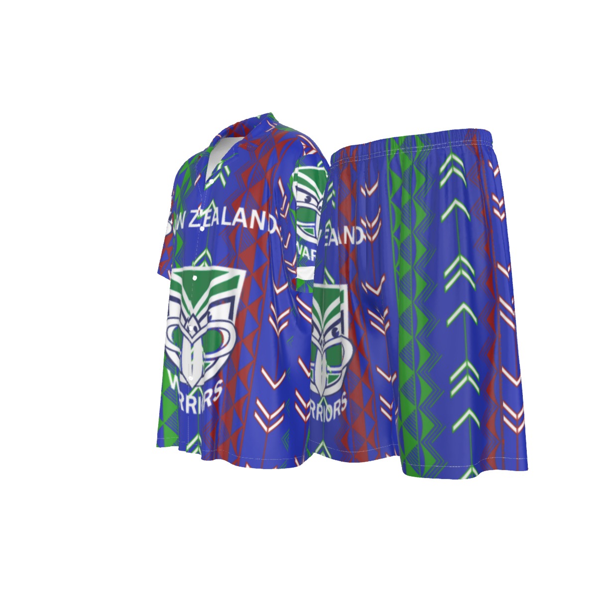 New Zealand Warriors Indigenous Design Men's Silk Pajamas