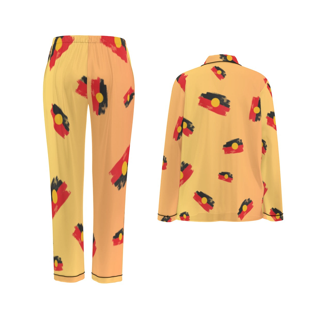 Women's Pyjama Set (Aboriginal Flag Inspired)