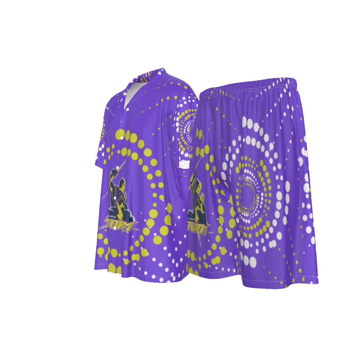 Melbourne Storm Indigenous Design Men's Silk Pajamas