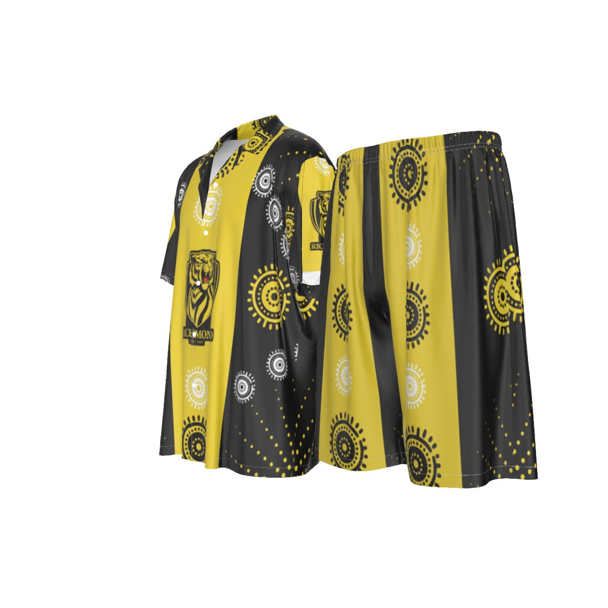 Men’s Richmond Tigers Indigenous Silk Pajama Set
