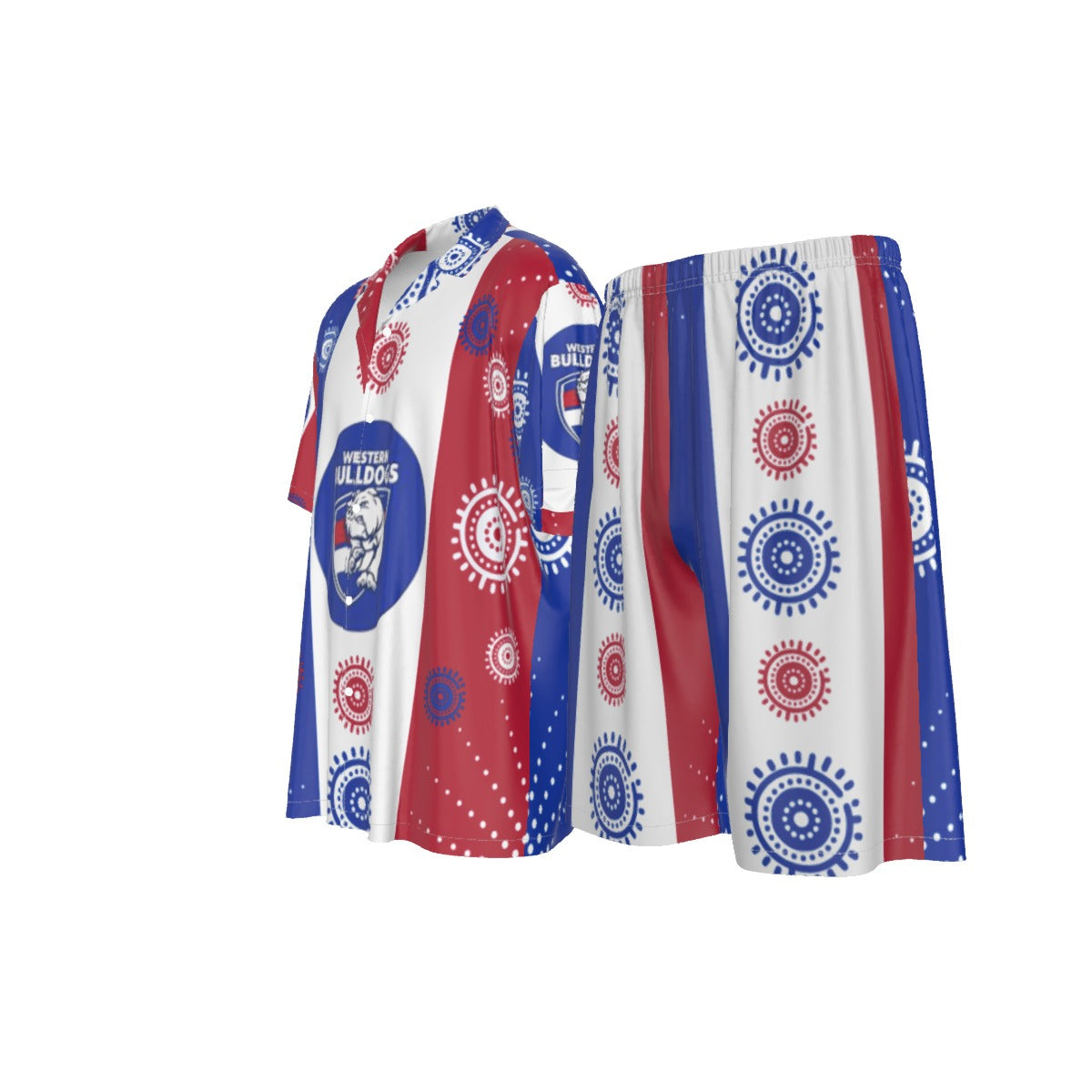 Silk 2-Piece PJ Set – Western Bulldogs Indigenous Men