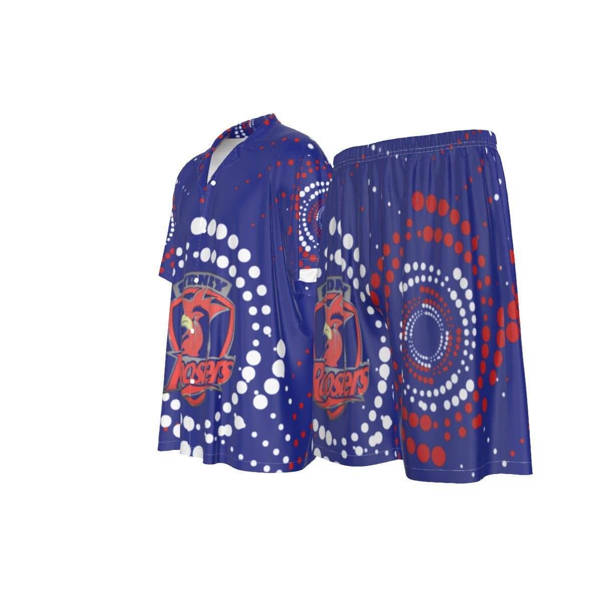 Sydney Roosters Indigenous Design Men's Silk Pajamas