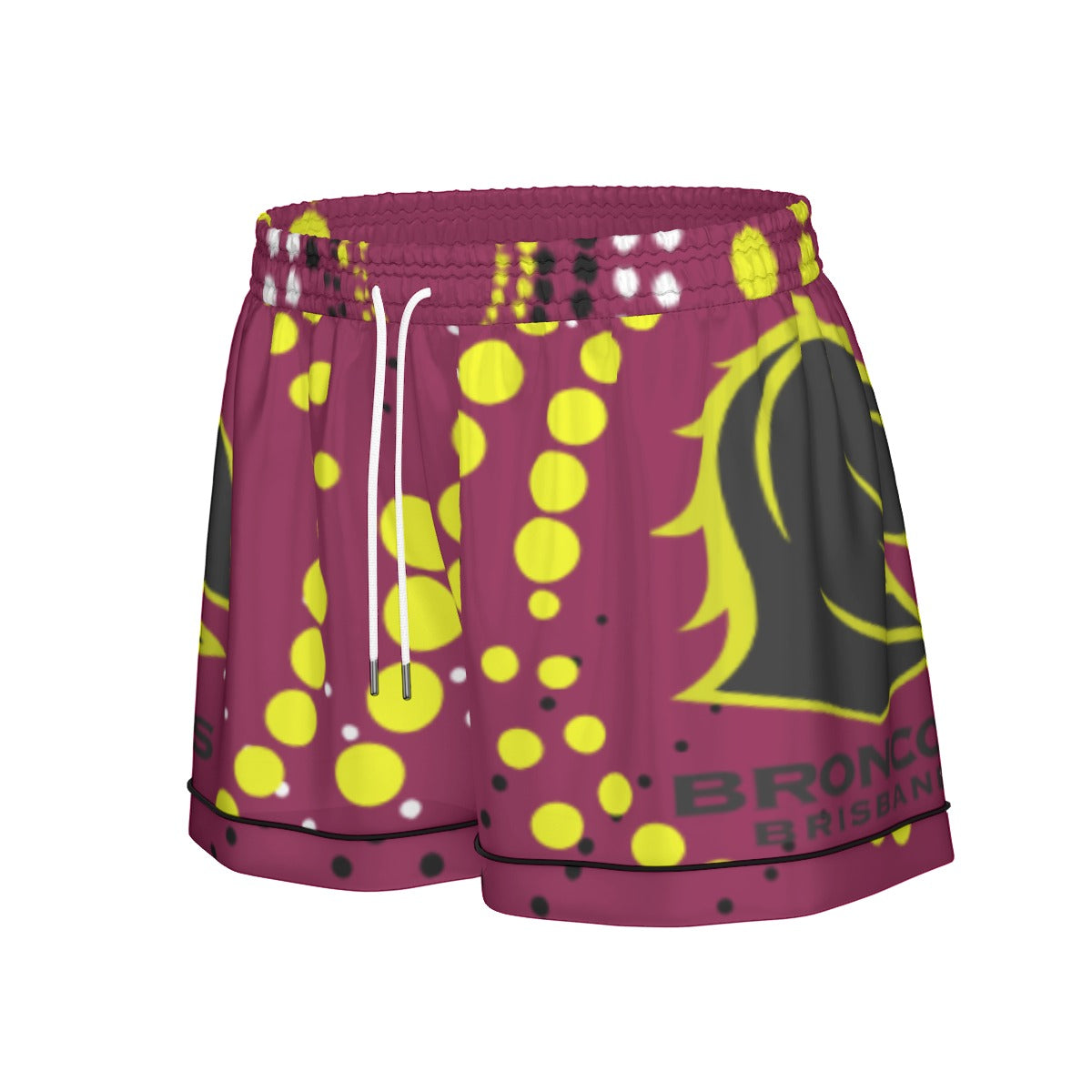 Brisbane Broncos Indigenous Design Women's Silk Pajamas