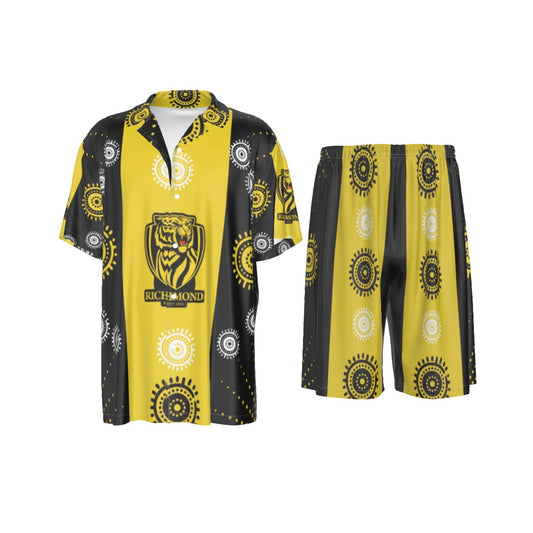Men’s Richmond Tigers Indigenous Silk Pajama Set