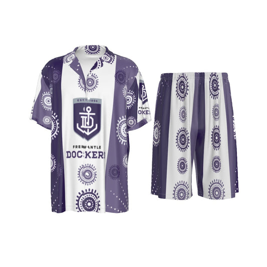 Silk 2-Piece PJ Set –  Fremantle Dockers Indigenous Men