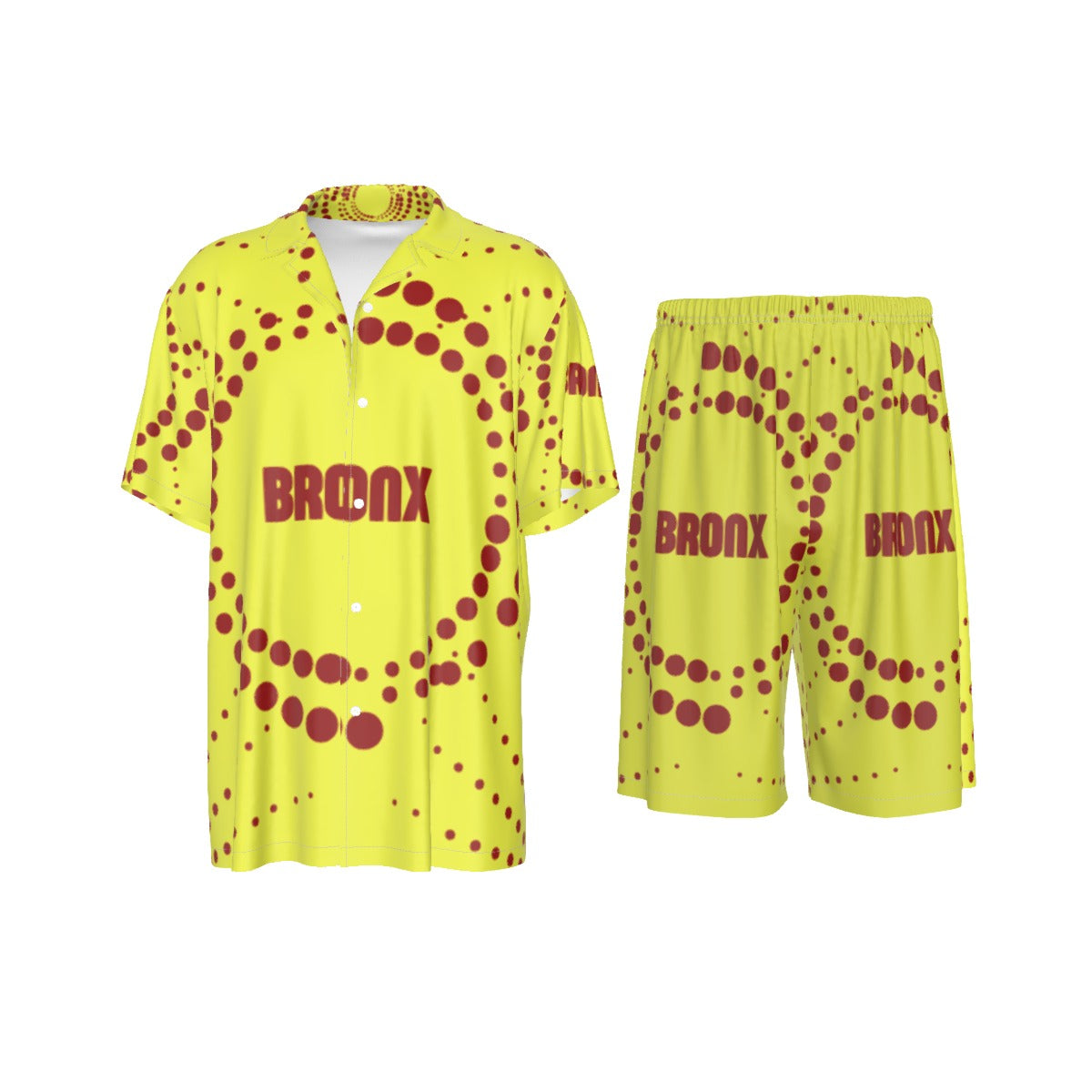 Indigenous Brisbane Broncos Men's 2-Piece Silk Pajama Set