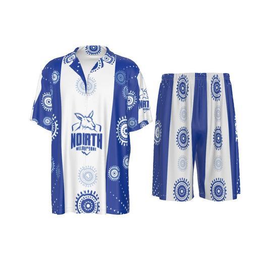 Men’s North Melbourne Kangaroos Indigenous Silk Pajama Set