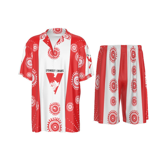 Men’s Sydney Swans Indigenous Silk Pajama Set