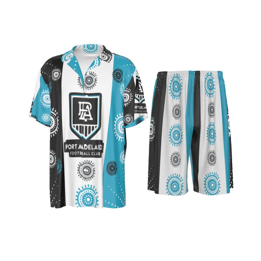 Silk 2-Piece PJ Set – Port Adelaide Indigenous Men