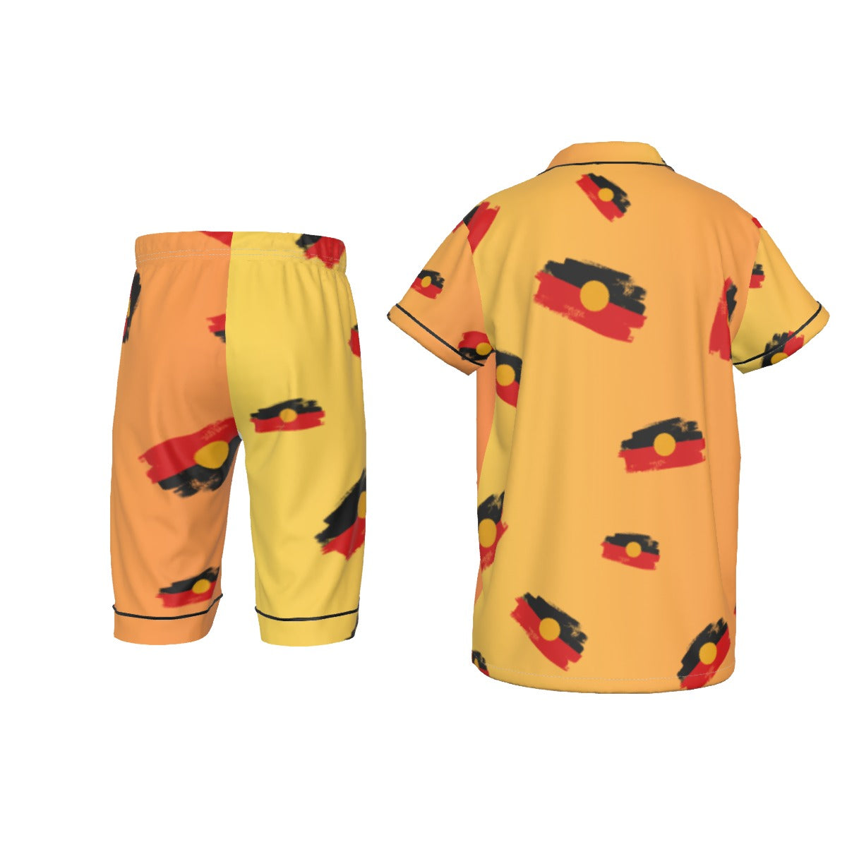 Aboriginal Design Kids 2-Piece Short Pajama Set