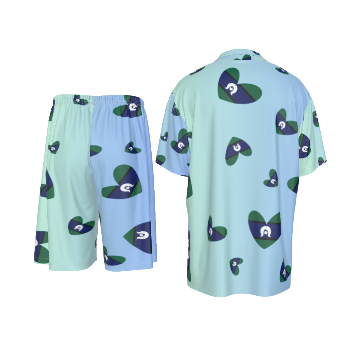 TSI Silk Men's Pajama Set – Torres Strait Islander Design