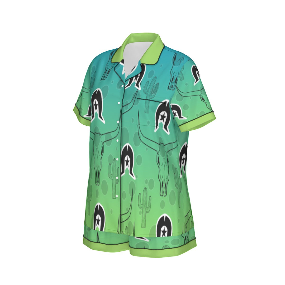 Island Outback Dreams – Women's Silk PJ Set (TSI Edition)