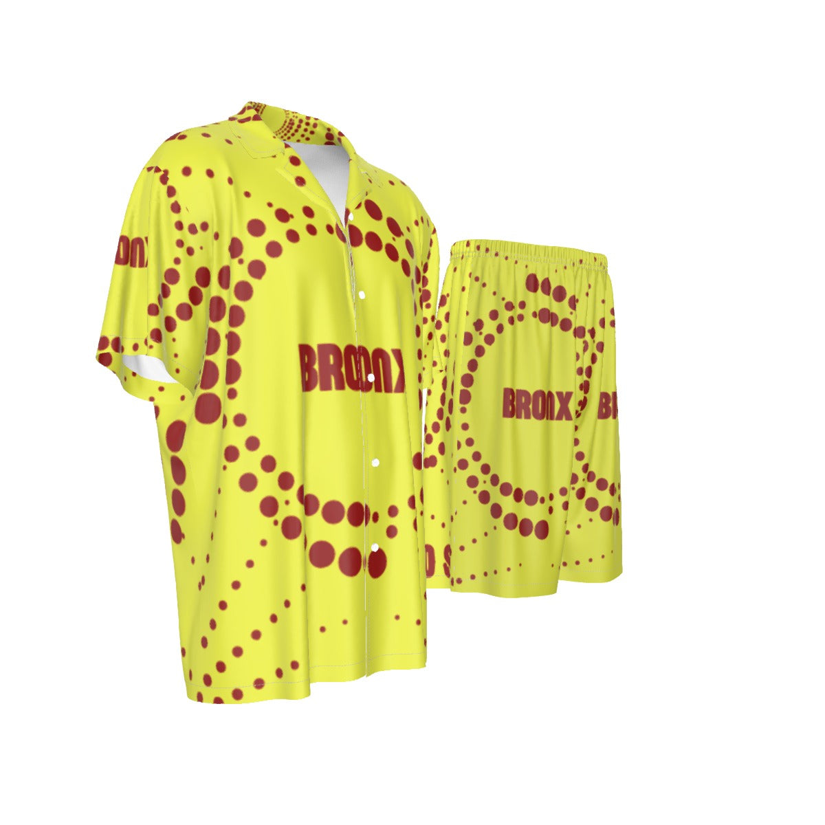 Indigenous Brisbane Broncos Men's 2-Piece Silk Pajama Set