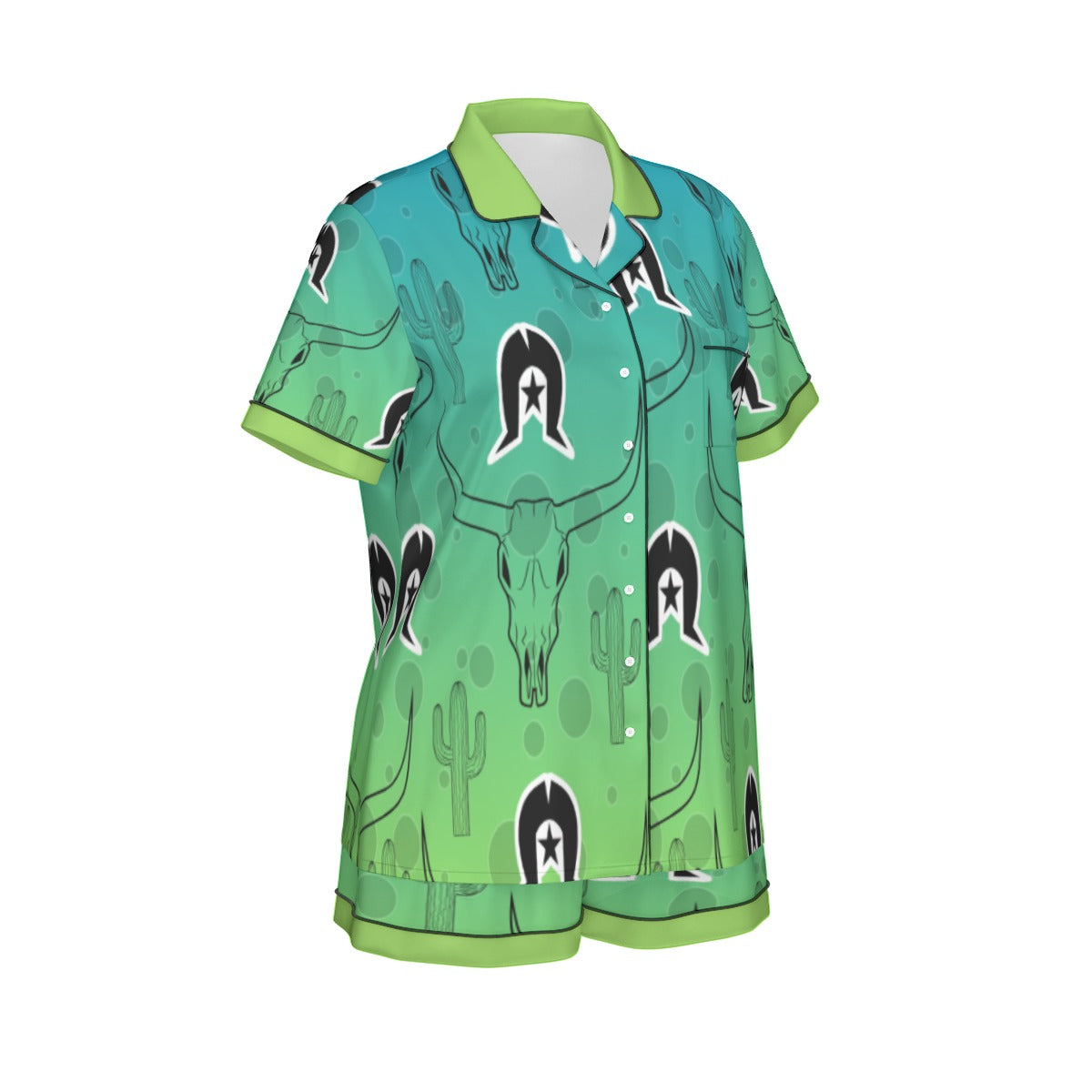 Island Outback Dreams – Women's Silk PJ Set (TSI Edition)