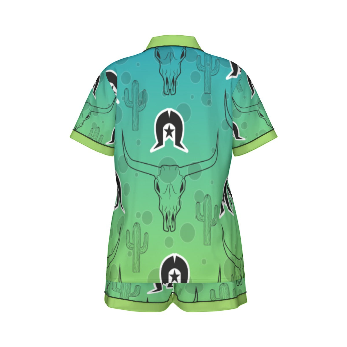 Island Outback Dreams – Women's Silk PJ Set (TSI Edition)