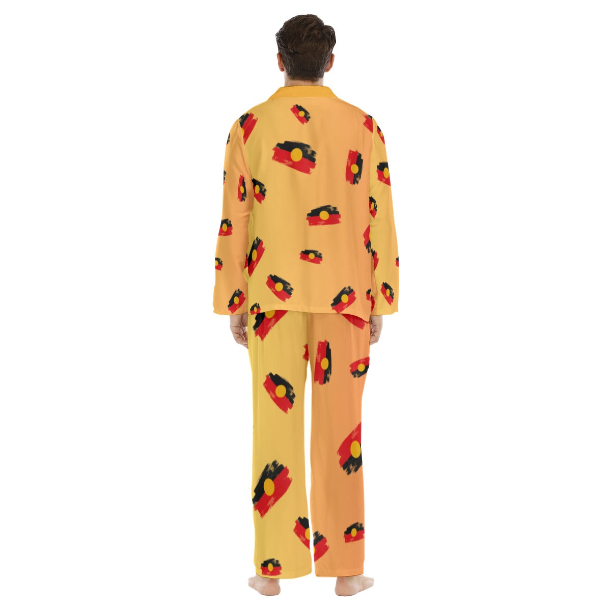 Men’s Long Pajama Set - Aboriginal Design