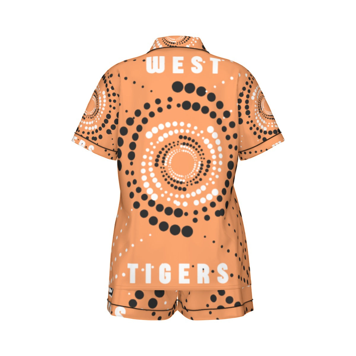 Wests Tigers Indigenous Design Women's Silk Pajamas
