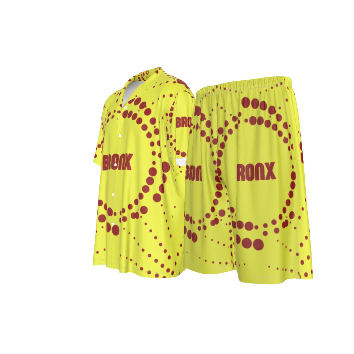 Indigenous Brisbane Broncos Men's 2-Piece Silk Pajama Set