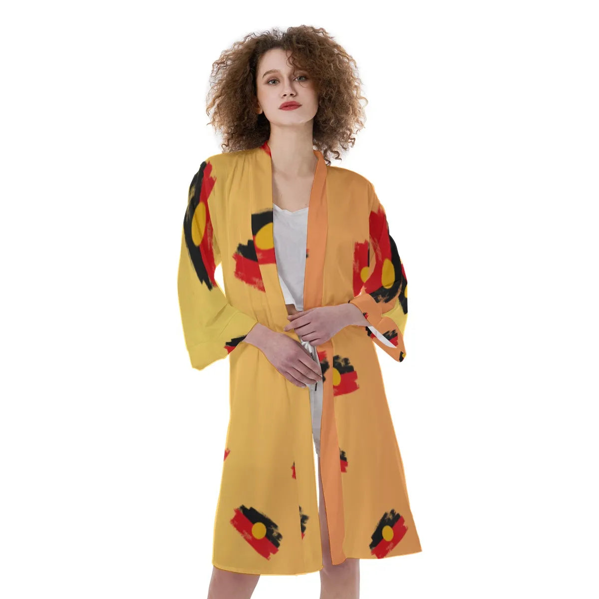 Aboriginal Flag Design Womens Robe